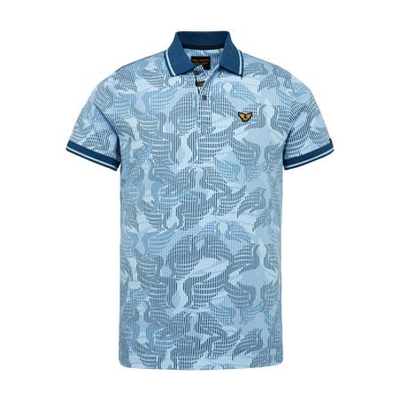 PME Legend Polo , Blauw , Heren , Maat: M