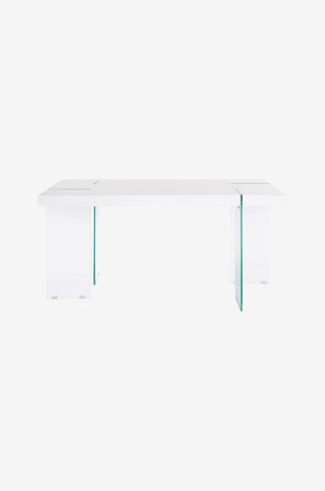 Loft24 - Ruokapöytä Travis 160 - Valkoinen - Ruokapöydät - - Homeroom