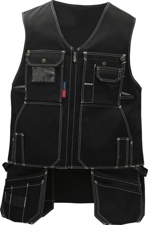 Fristads 511 FAS Vest svart 2XL, Klær
