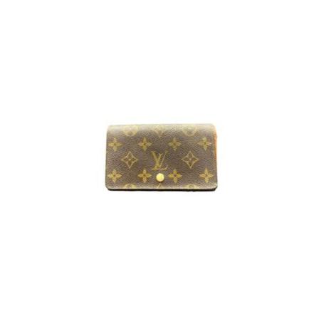 Louis Vuitton Vintage, Pre-owned Wallet Medium Bruin, Dames, Maat:ONE Size,Canvas