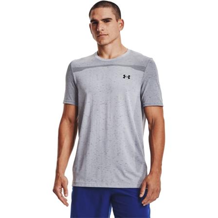 Under Armour Men's UA Seamless SS Short sleeved fitness sweater Grey S