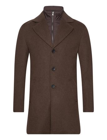 Bs Portmore Slim Fit Coat Brown Bruun & Stengade