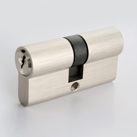 Profil sylinder med nødfunksjon og vendbar nøkkel 60MM (30+30)