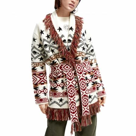 Scotch & Soda, Cardigans Biały, Kobieta, Rozmiar: M
