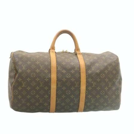 Louis Vuitton Vintage, Pre-owned Keepall 50 Bruin, Dames, Maat:ONE Size