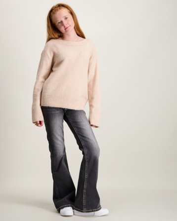 Gina Tricot Young For real low waist jeans Grå Jeans Tjej - Kids Brand Store