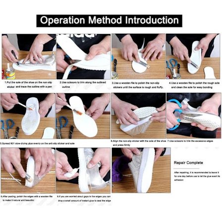 Gummisula Reparationskit SVART svart khaki