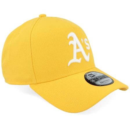 New Era - MLB Jaune adjustable Casquette - Hatstore Exclusive x Oakland Athletics 9FORTY Gold/White A-frame Adjustable @ Hatstore