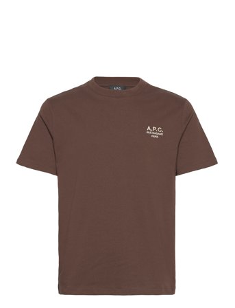 A.P.C. T-Shirt Standard Rue Madame - Brown - S