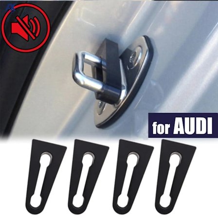 Dörrlås ljuddämpare buffert för Audi A3 A4 A6 A8 Q3 Q5 Q7 BIL Inredning Ljudisolering Stoppa Knarrande Ljud Tyst