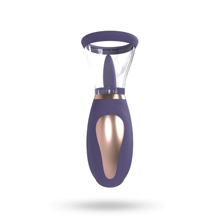 Shots: Enhance - Rechargeable Vulva and Breast Pump - Purple - Sexleker Vuxen: Vibrator, dildo & massajestaver