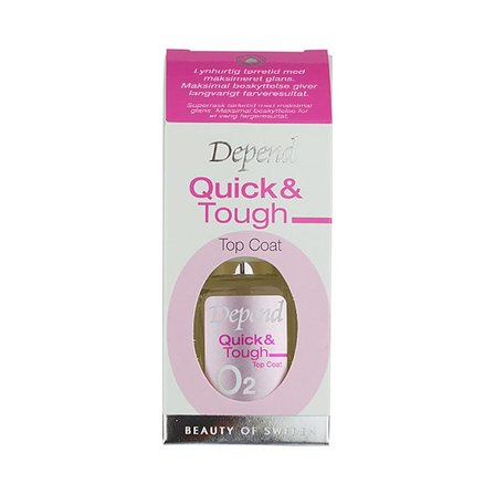 Depend Quick & Tough Topcoat 11 ml, Makeup, Neglelak, Top Coat