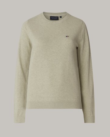 Lexington Marline Organic Cotton Sweater, Light Green Melange