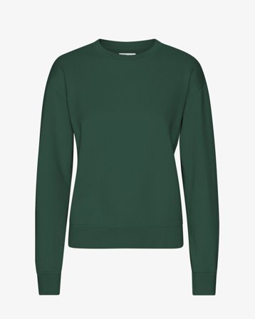 Women Classic Organic Crew - Emerald Green XL