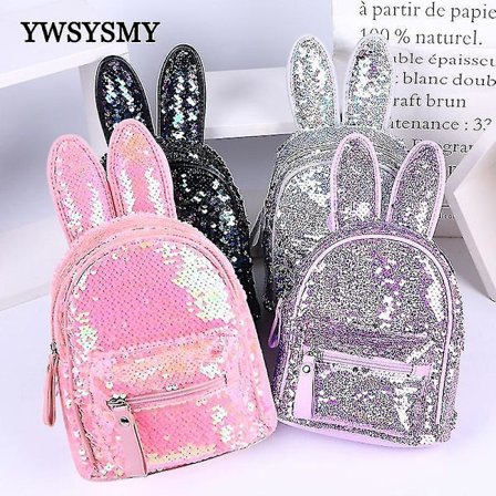 Kids Bags Children's Backpacks Mini Bags Zipper Leather Girls