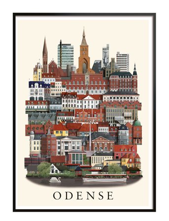 Martin Schwartz | Odense Small Poster | A3