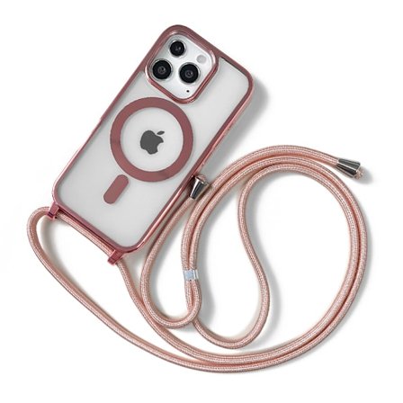 Magnetisk Fodral med Snodd kompatibelt med Apple iPhone 11, Stötsäkert Skal med Sladd, Anti-Fingeravtryck och Repskydd m