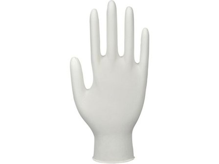 ABENA Nitrilhandske puderfri vit M 150/fp - Lyreco - Skyddsutrustning - Engångshandskar - Nitrilhandskar