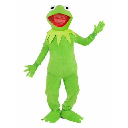 Hestemann dyre jumpsuit barnekostyme rollespill cosplay fest sceneopptreden klær farge: Kermit frosken