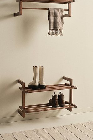 Jotex - Kenkähylly 70 Cm Tumma Petsi Tumma petsi - EDDISON - Osta Kenkähyllyt Jotex