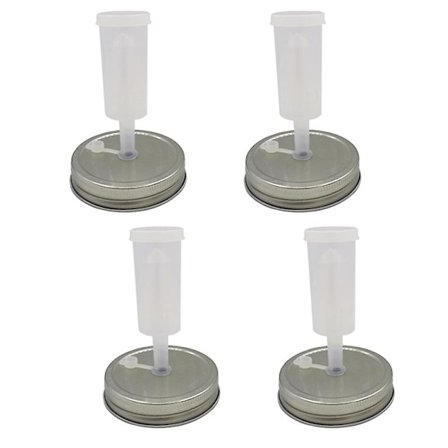 Gjæringslokk, luftlåser for gjæring, vid åpning syltetøyglass gjæringslokk for surkål