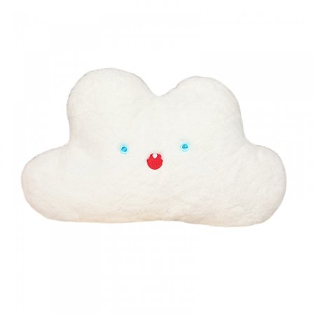 Dekorativ plyschkudde i molnform, dekorativt barnrum Pi