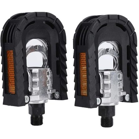 1 par foldbare sammenklappelige cykelpedaler til racercykel sammenklappelig Bi