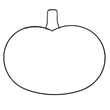 Efterår Græskar Krans Ramme DIY Hængende Krans Form Thanksgiving Håndværk Metal Tråd Ramme Bondehus F