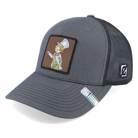 Public Domain - Preto trucker Boné - Mad Hatter Charcoal/Black Trucker @ Hatstore