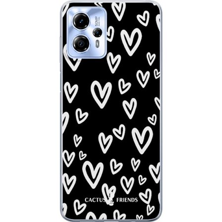 Yhteensopiva Puhelinkuori Motorola Motorola Moto G13 Cactus and Friends - Handdrawn Love Chaos