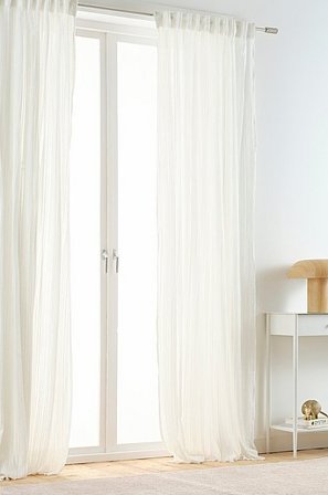 Jotex - Zasłona Wielofunkcyjna, 2 Sztuki Naturalna biel - TEA - Kup Zasłony na taśmie firmy Jotex