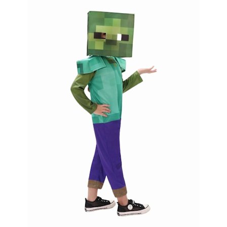 Børne Jumpsuit med Minecraft Spil og Anime Tema (Velegnet til både drenge og piger)