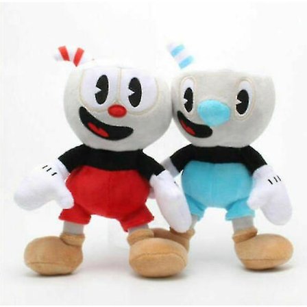 2 st 10 tum Head Game Head Mugman Me Bro Plyschleksak Barnpresenter A