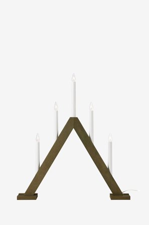 Markslöjd - Ljusstake Ariele 5L - Grå - Adventsljusstakar - Från Homeroom