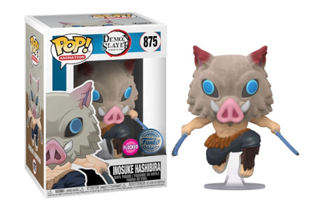 DEMON SLAYER - Pop N° 875 - Inosuke Hashibira Flocked SE with Chase