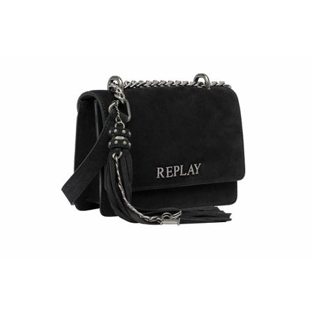 Replay, Cross Body Bags Zwart, Dames, Maat:ONE Size
