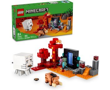 LEGO Minecraft Attack vid Nether-portalen 21255