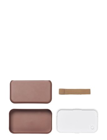 Lunchbox 1 Layer - Clay - Pla Home Meal Time Lunch Boxes Lilla Fabelab*Betinget Tilbud