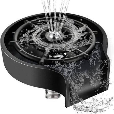 Glas Køkkenvask - Rustfrit Stål Trykvasker - Automatisk