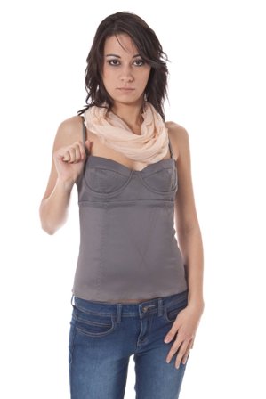 John Galliano Top Donna Grigio
