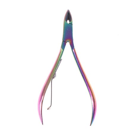 Buet tupp, rustfritt stål, tynn blad, neglebåndssaks, negleklippere, trimmer, fjerner av død hud, manikyrpleie, pedikyr, trimtang