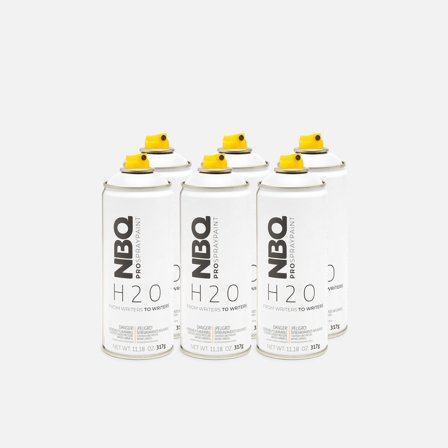 NBQ H2O 400 ml White 6 Pack