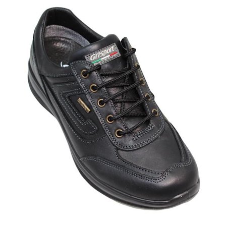 Grisport Mens Airwalker Läder Walking Shoes Black 10 UK
