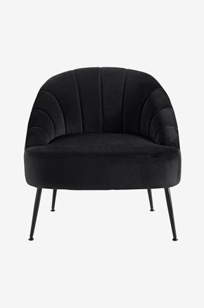 Loft24 - Loungetuoli Quincy - Musta - Nojatuolit - - Homeroom