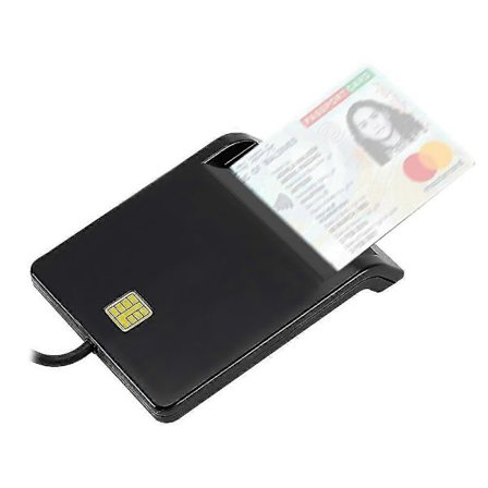 Usb Smart Card Reader för Bankkort Ic/id Emv Sd Tf Sim Mmc Kortläsare Usb-ccid Iso 7816 för Windows 7 8 10 Linux Os
