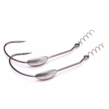 SvartZonker Offset Hook - Small 10/0 - 7g Zink, 2-pack