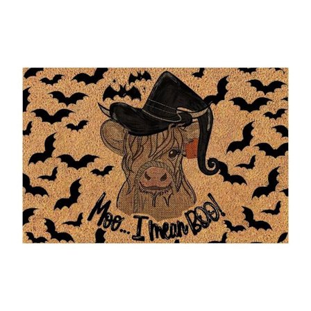 Cow Bull Flower Matta Dörr Front Matta 1 1