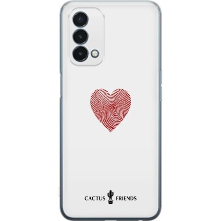 Yhteensopiva Puhelinkuori OnePlus OnePlus Nord N200 5G Cactus and Friends - Fingerprint Love