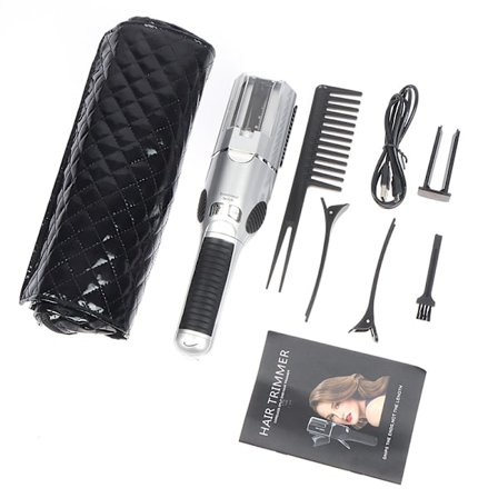 Delade toppar Hårtrimmer Styling Tool Hår ter Shaper Hair Razor Black