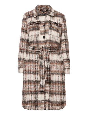 Kamartina Coat Patterned Kaffe